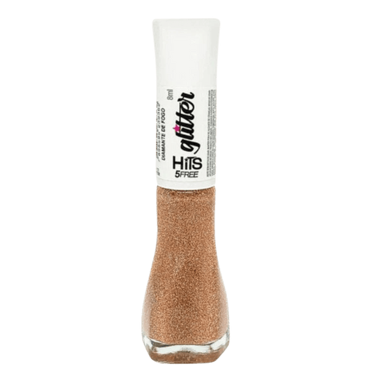 Esmalte Hits 5Free Glitter Coleção Diamante De Fogo 8ml