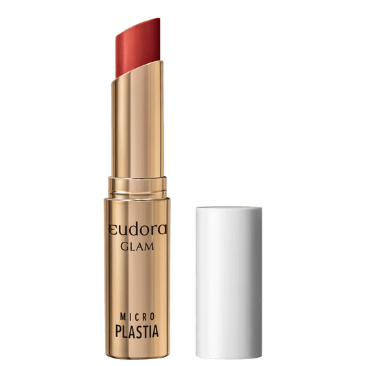 Eudora Glam Microplastia Vermelho Ruby - Batom 3,3g