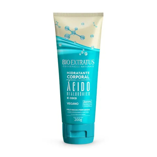 Hidratante Corporal Ácido Hialurônico e Coco 200g