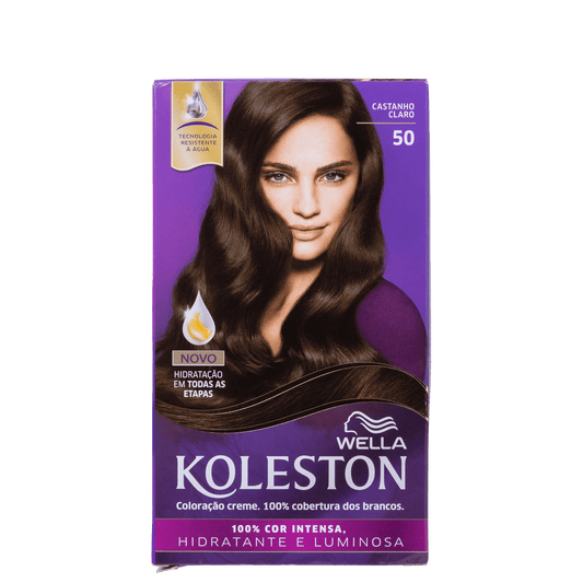 Koleston 50 Castanho Claro - Coloração Permanente