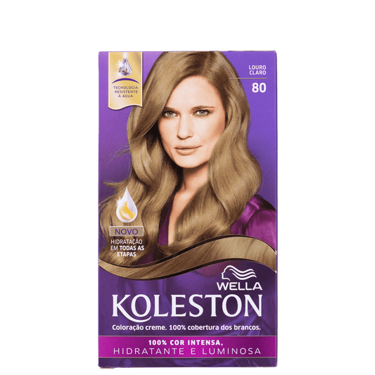 Koleston 80 Louro Claro - Coloração Permanente