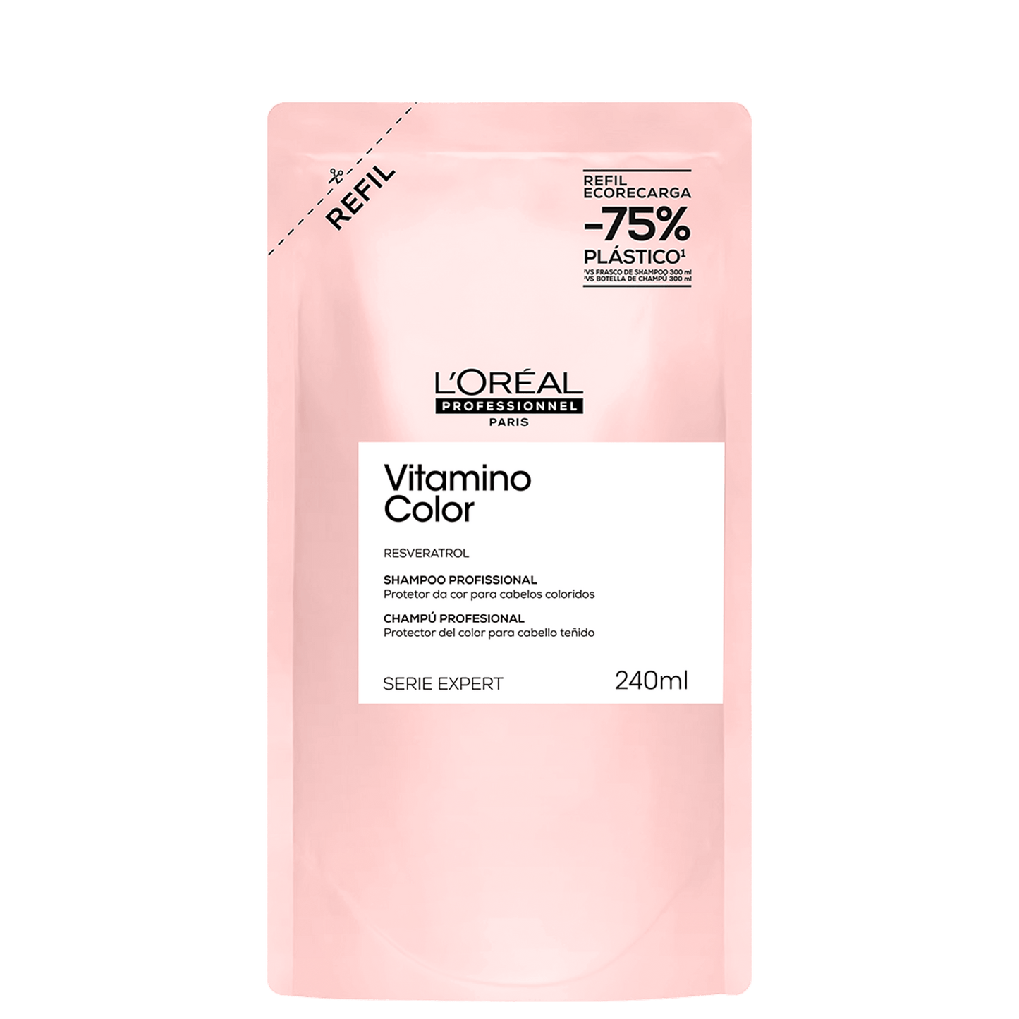 L'Oréal Professionnel Serie Expert Vitamino Color Resveratrol Refil - Shampoo 240ml
