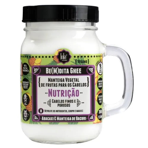 Lola Cosmetics Be(m)dita Ghee Abacaxi e Manteiga de Bacuri - Máscara de Nutrição - 350g