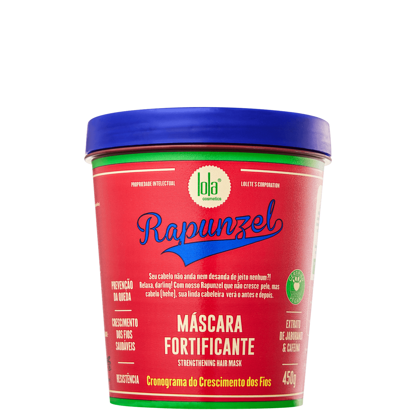 Lola Cosmetics Rapunzel - Máscara Fortificante 450g