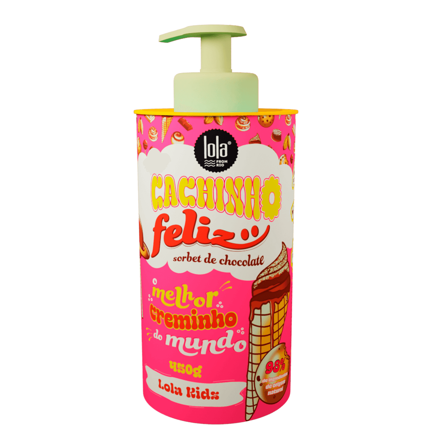 Lola From Rio Cachinho Feliz Sorbet de Chocolate - Creme de Pentear 450g
