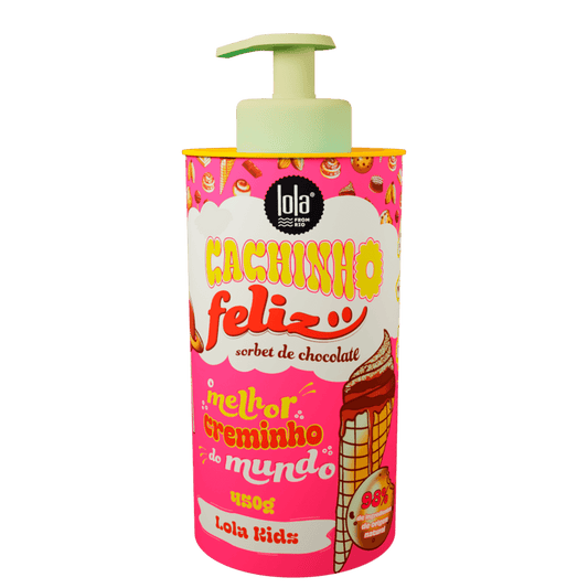 Lola From Rio Cachinho Feliz Sorbet de Chocolate - Creme de Pentear 450g