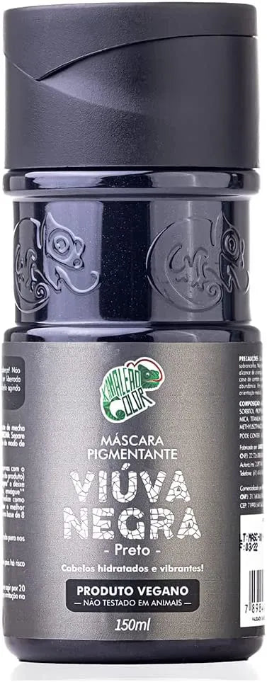 Máscara Pigmentante Kamaleão Color viúva negra 150ml