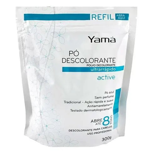 Pó Descolorante Yamá Refil Tradicional Active 300g