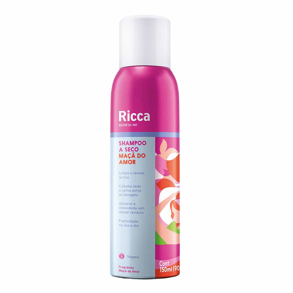 Ricca Shampoo a Seco Maçã do Amor 150ml