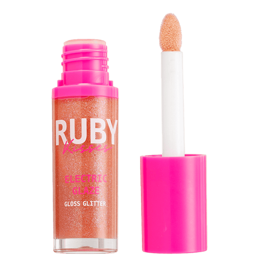 Ruby Kisses Eletric Glaze Blush Gold - Gloss Labial 6ml