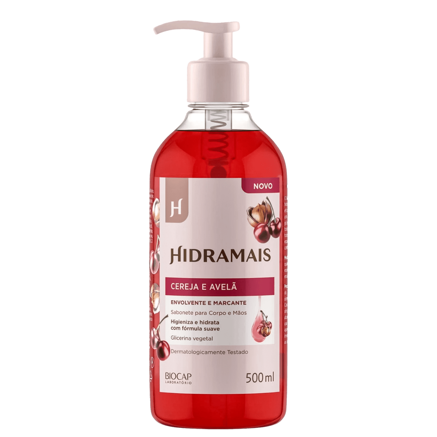 Sabonete Hidratante Corpo e Mãos Cereja e Avelã Hidramais
