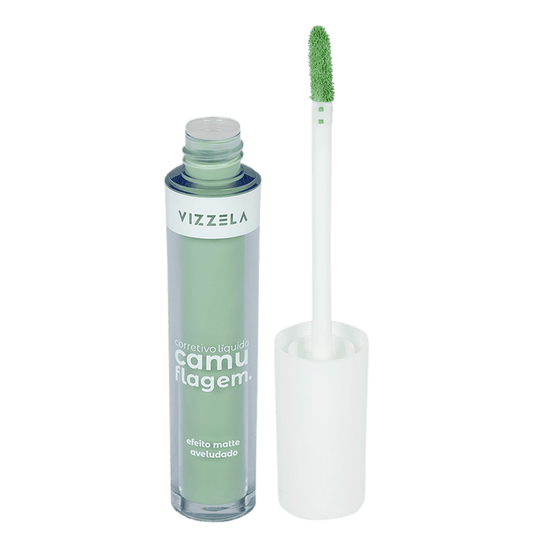 Vizzela Cosméticos Camuflagem Verde - Corretivo Líquido 5g
