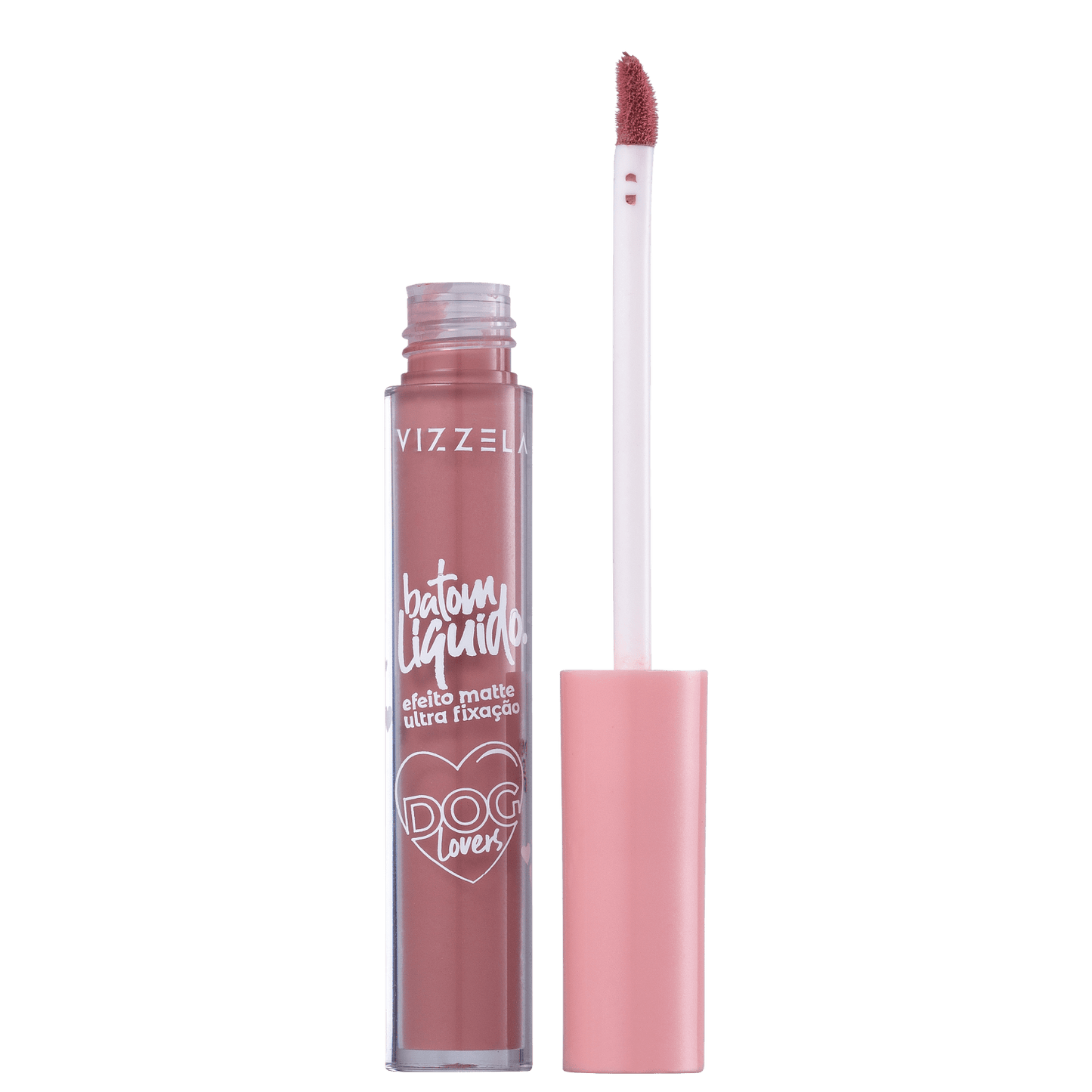 Vizzela Cosméticos Dog Lovers Cor 02 Shih Tzu - Batom Líquido 3,5g