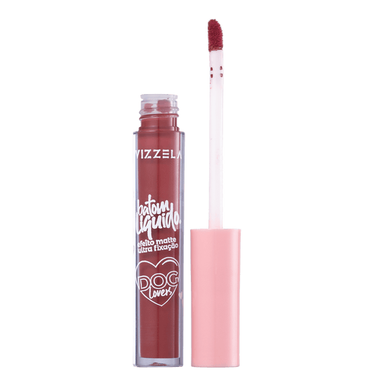 Vizzela Cosméticos Dog Lovers Cor 07 Beagle - Batom Líquido 3,5g