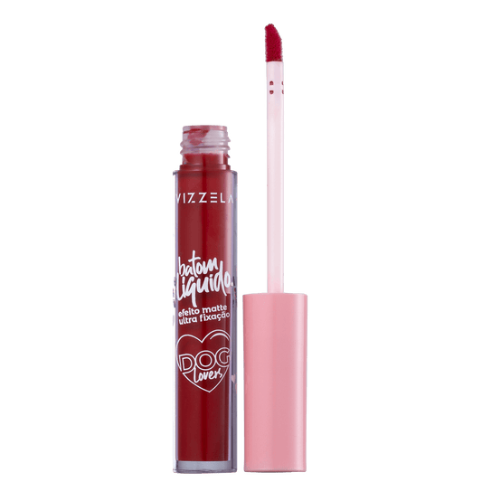 Vizzela Cosméticos Dog Lovers Cor 10 Pug - Batom Líquido 3,5g
