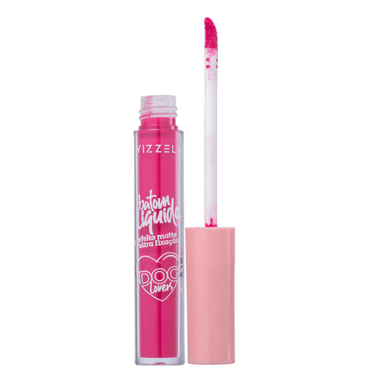 Vizzela Cosméticos Dog Lovers Cor 15 Husky - Batom Líquido 3,5g