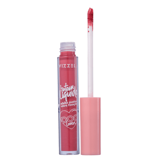 Vizzela Cosméticos Dog Lovers Cor 16 Maltês - Batom Líquido 3,5g