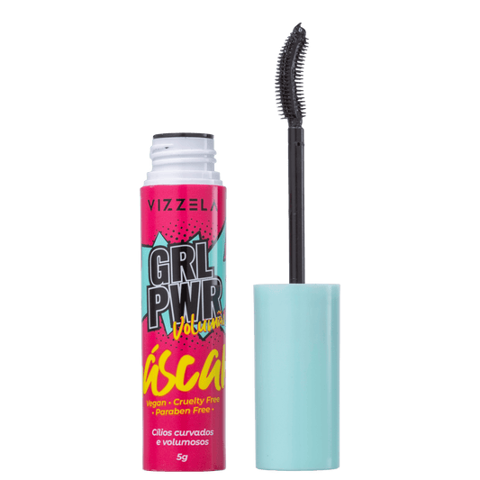 Vizzela Cosméticos Girl Power Preta - Máscara para Cílios 5g