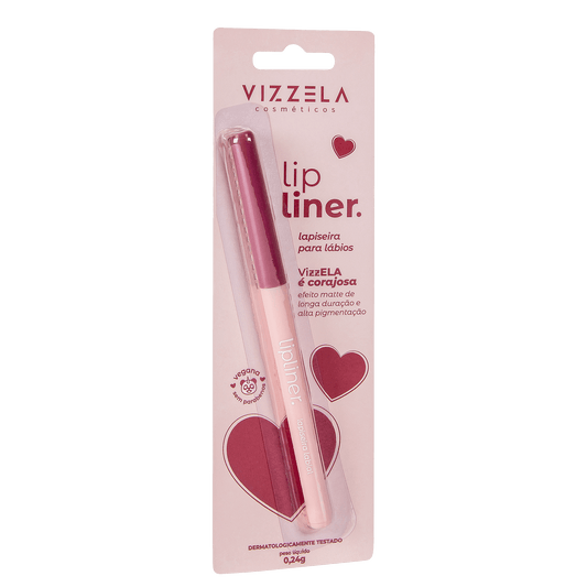 Vizzela Lip Liner Cor 02 Corajosa - Lapiseira Labial 0,24g