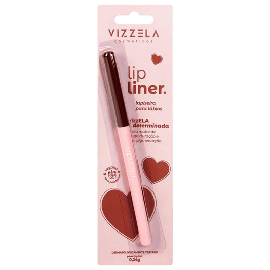 Vizzela Lipliner 08 Determinada - Lapiseira Labial 0,24g