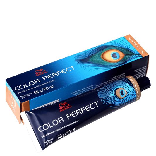 Wella Professionals Color Perfect 7/0 Louro Médio - Coloração Permanente 60g