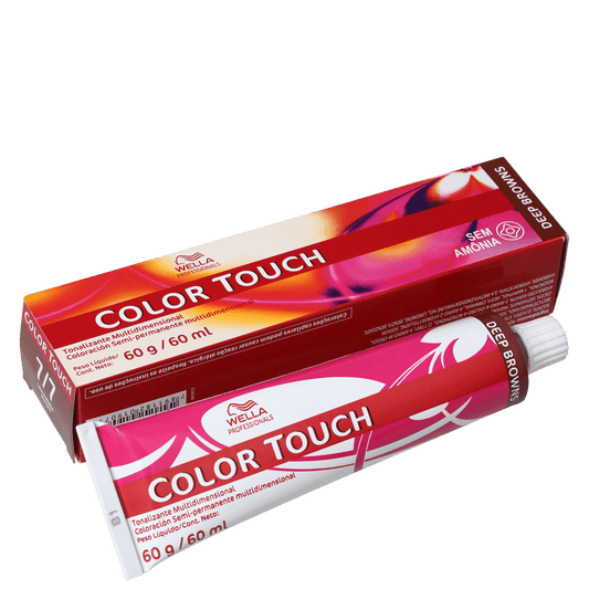 Wella Professionals Color Touch 7/43 Louro Médio Vermelho Dourado - Tonalizante 60g