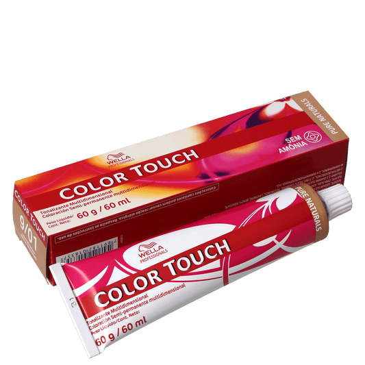 Wella Professionals Color Touch 9/01 Louro Ultraclaro Natural Acinzentado - Tonalizante 60g