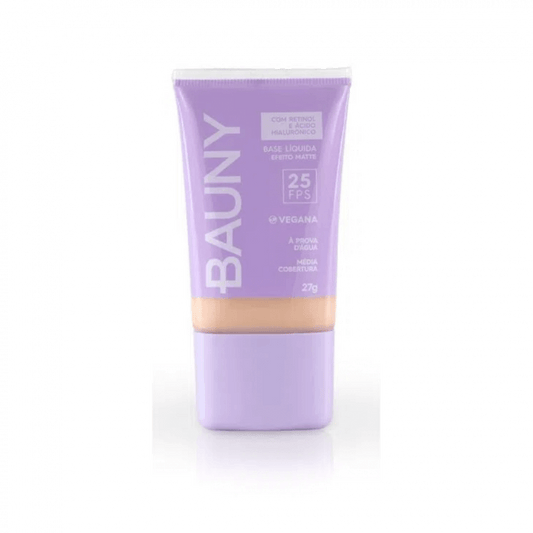 Bauny - Base Matte Retinol com FPS 25 cor 020