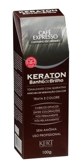 Banho de Brilho Keraton café expresso 100g
