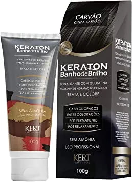 Banho de Brilho Keraton carvão 100g
