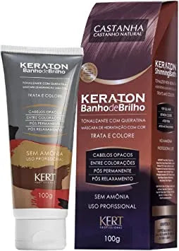 Banho de Brilho Keraton castanha 100g