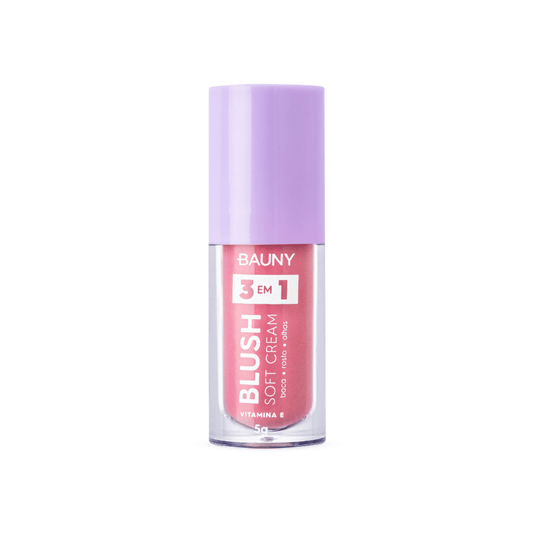 Bauny - Blush Líquido Soft Cream 3 em 1 (Dreamy) - 5g