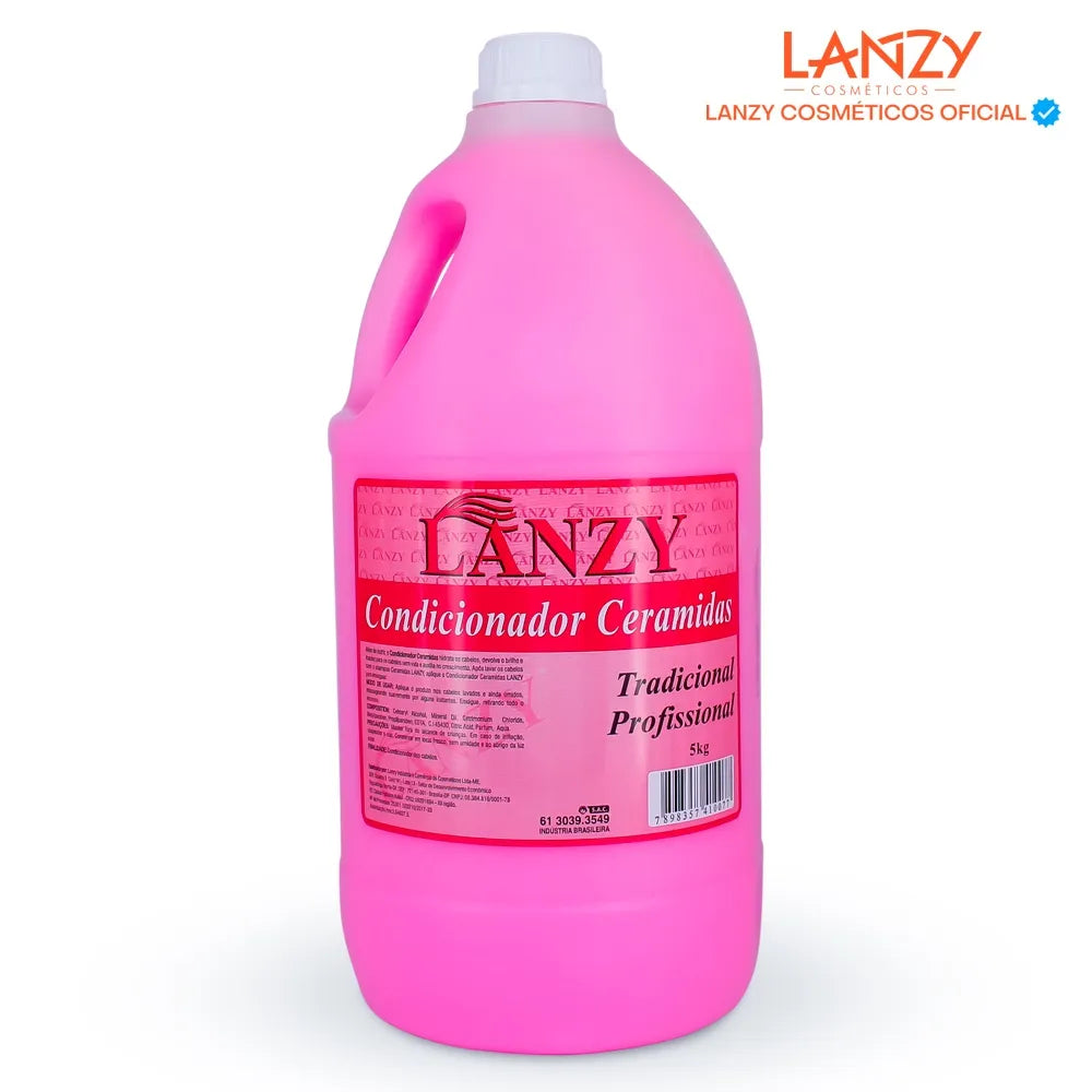 Condicionador profissional ceramidas Lanzy Cosméticos 5 litros