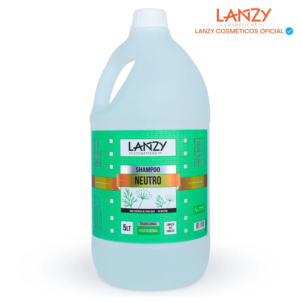 Condicionador profissional neutro Lanzy Cosméticos 5 litros