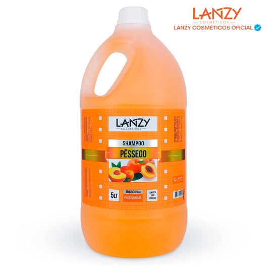 Condicionador profissional pêssego Lanzy Cosméticos 5 litros