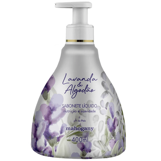 Sabonete Líquido lavanda e algodão Mahogany 400ml