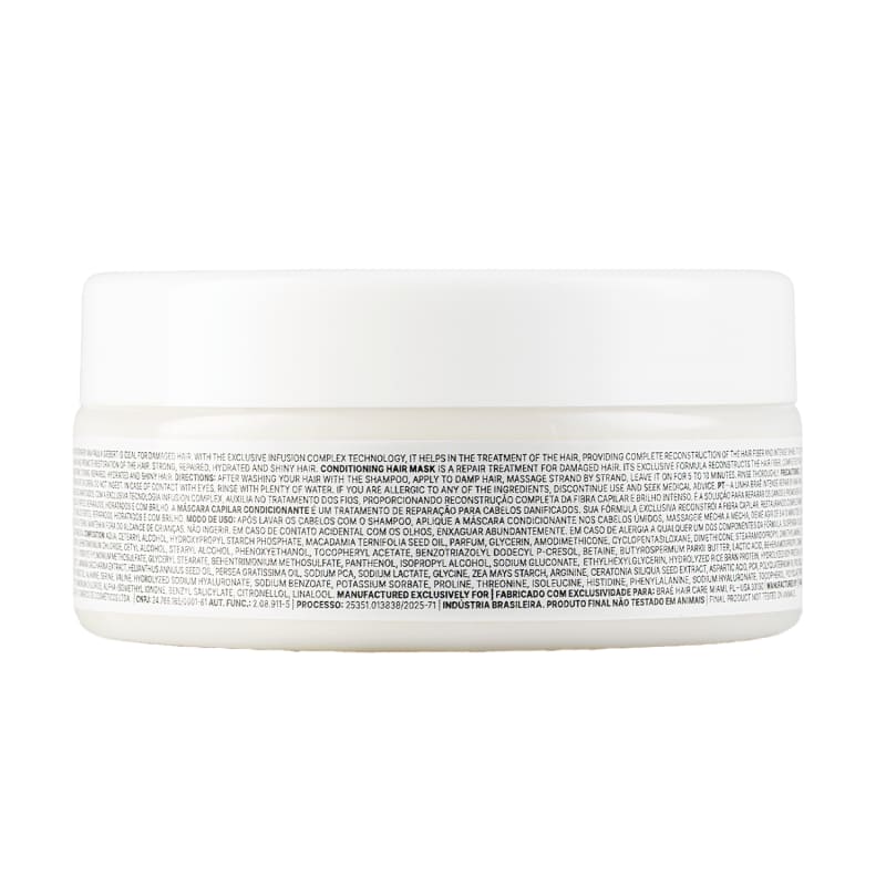 BRAÉ Ana Siebert Intense Repair - Máscara Capilar 200g - verso