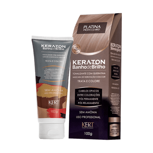 Banho de Brilho Keraton platina 100g