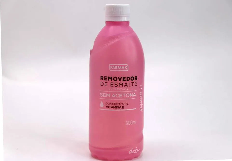 Removedor de esmalte sem acetona Farmax 500ml