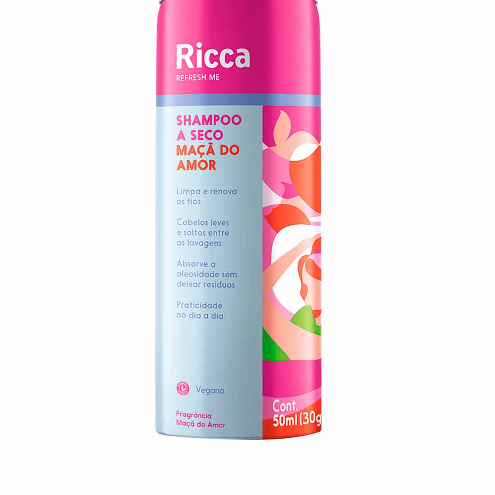 Ricca Shampoo a Seco Maçã do Amor 50ml