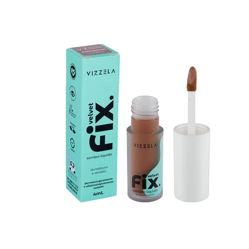 Sombra Líquida Velvet Fix - Vizzela Caramel