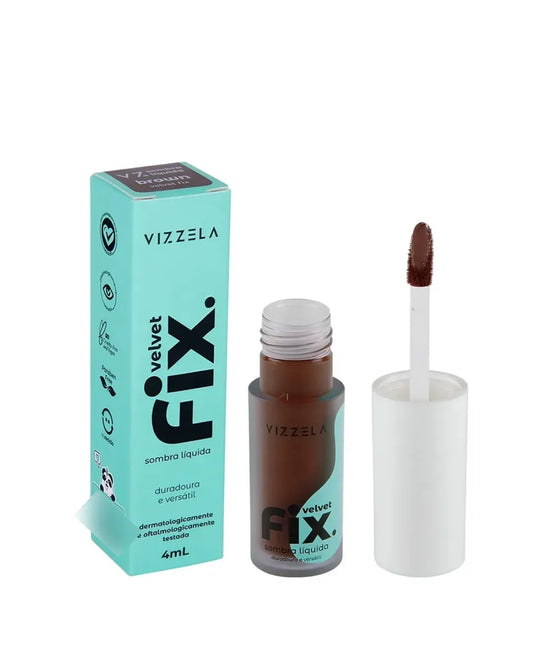 Sombra Líquida Velvet Fix - Vizzela Brown