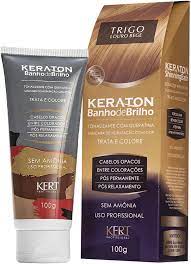Banho de Brilho Keraton trigo louro bege 100g