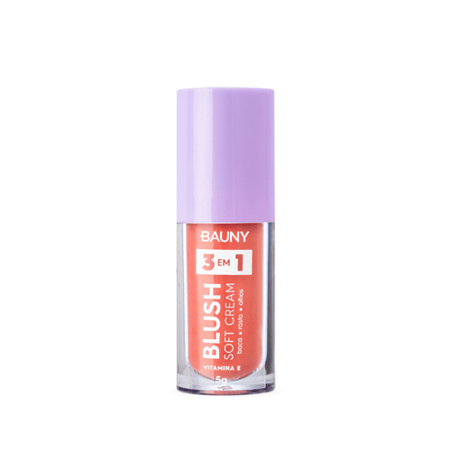 Bauny - Blush Líquido Soft Cream 3 em 1 (Wishes) - 5g